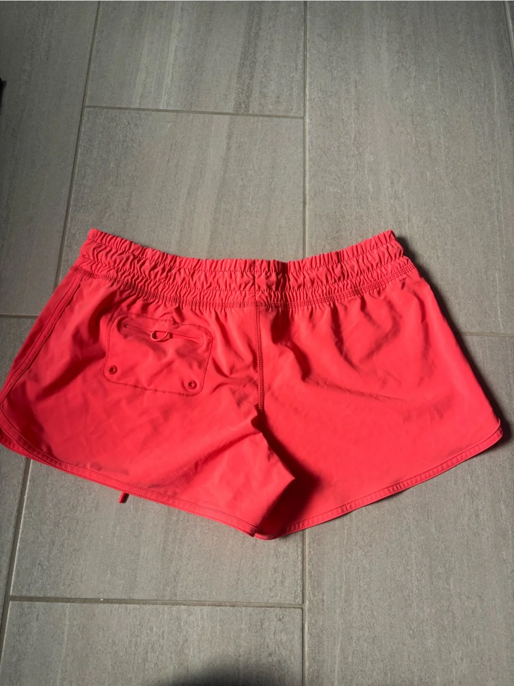 Lands' End Bright Coral Active Shorts